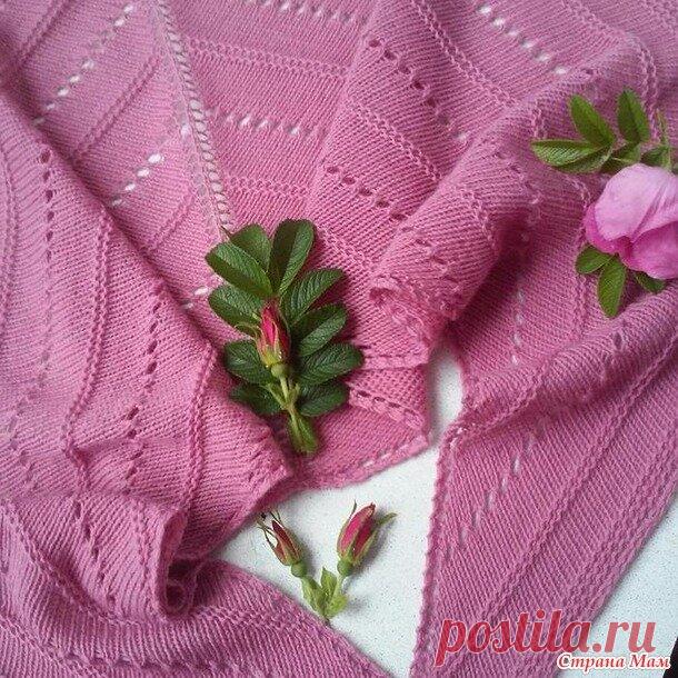 Для мастериц, которые вяжут шали, платки спицами — варианты разных моделей | Ирина СНежная & Вязание | Дзен