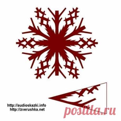Снежинки из бумаги