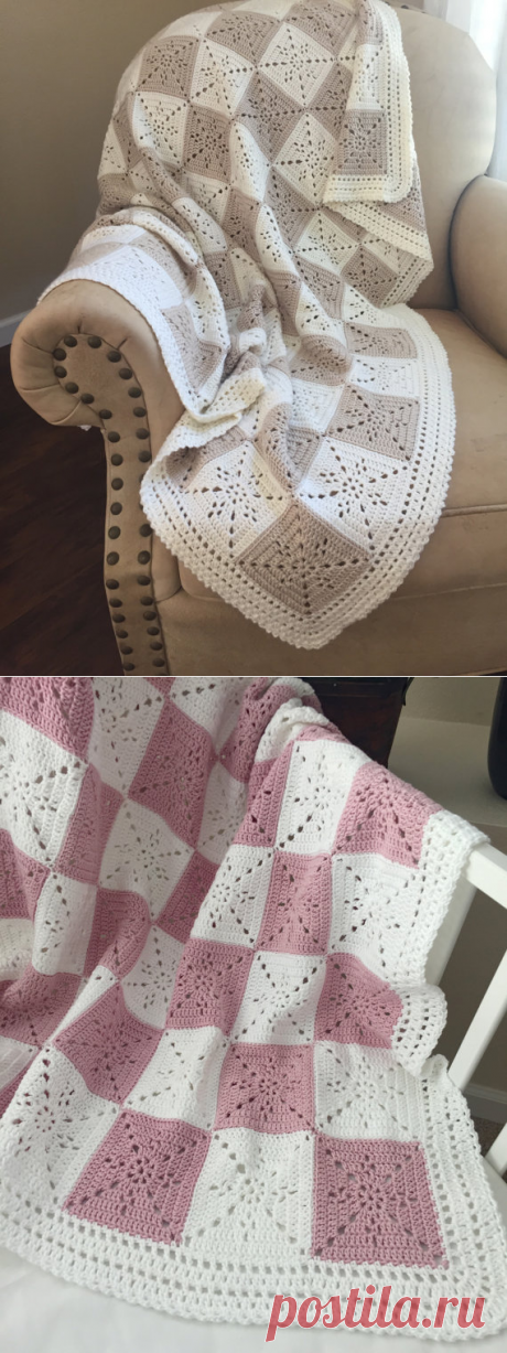 Crochet Blanket Pattern Arielle's Square от DeborahOLearyPattern