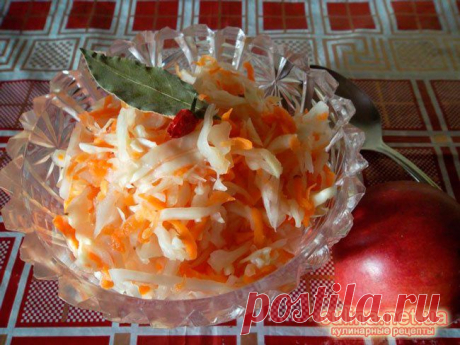 Рецепт квашеной капусты с яблоками | рецепт с фото