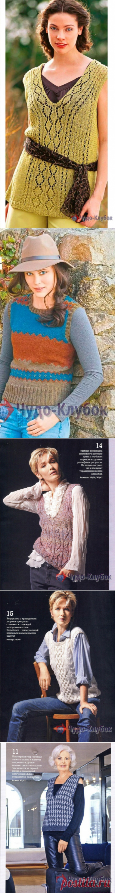 20 Вязаных безрукавок спицами *❤️️ ЧУДО-КЛУБОК.рУ ✶ | Page 4