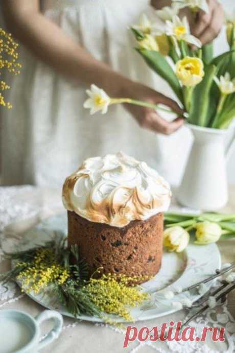Вегетарианский пасхальный кулич