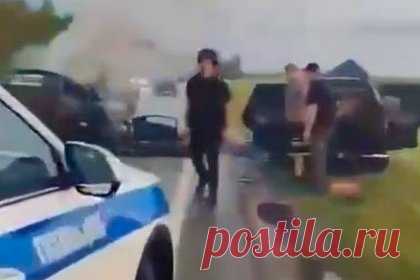 Появилось видео с места смерти стрелявшего из гранатомета по домам в Судже бойца