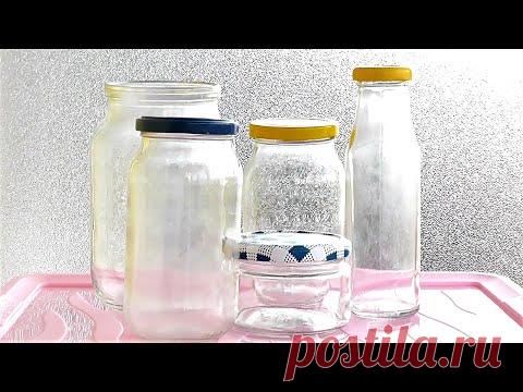 6 ИДЕЙ поделок СТЕКЛЯННЫХ БАНОК своими руками