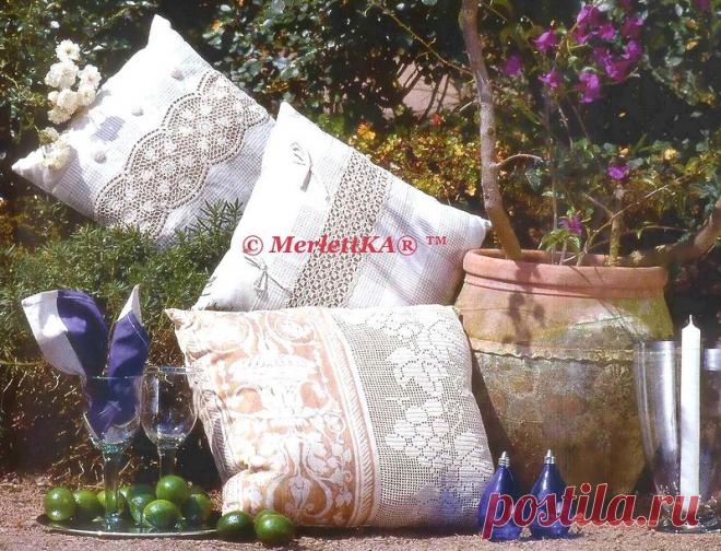 Вязание крючком - пледы, покрывала и подушки