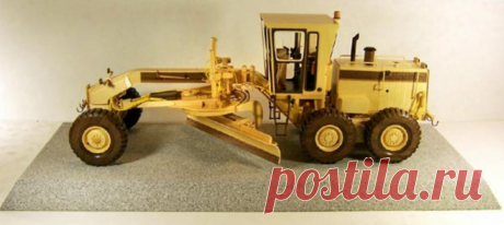 Модель грейдера из дерева | | Для тех, кто любит работать с деревом