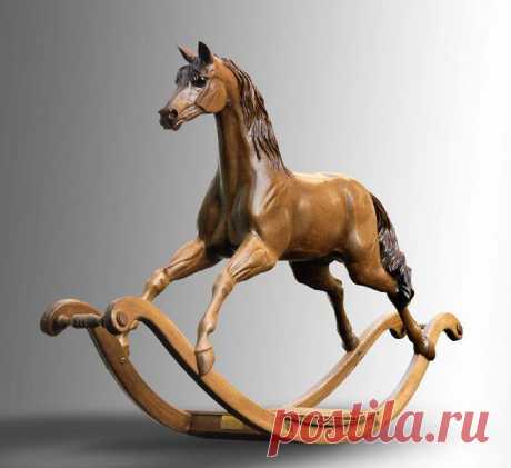 Лошадка-качалка: немного истории | Краснодеревщик