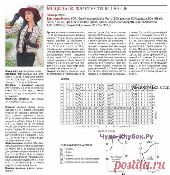 Вяжем стильный жакет в стиле Шанель. Связать жакет шанель спицами