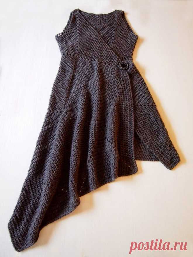 Платье-конструктор из вязаных квадратов (Diy) / Вязание / ВТОРАЯ УЛИЦА