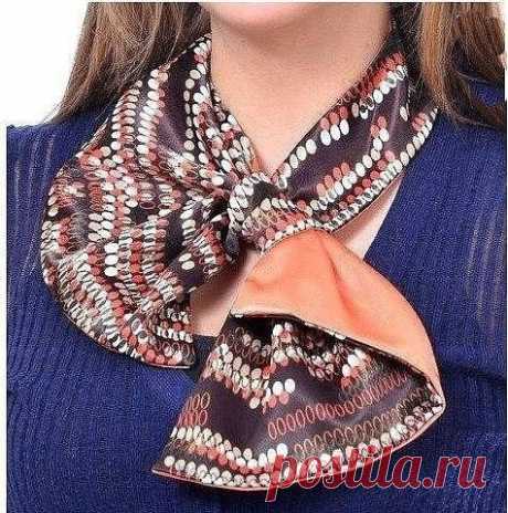 ​Французская косынка для элегантной весны