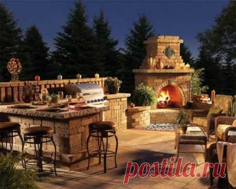 28 неординарных идей уютных каминов и грилей | Тысяча и одна идея