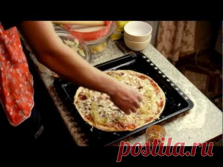 Как Приготовить Пиццу Быстро! Видео Рецепт.