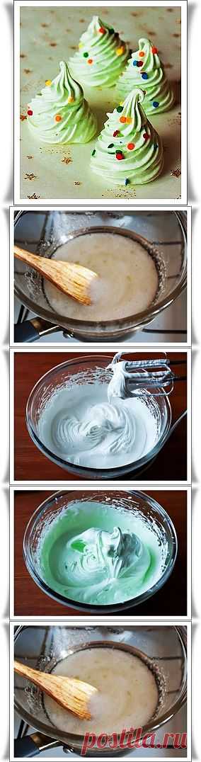 Безе Ёлочки.