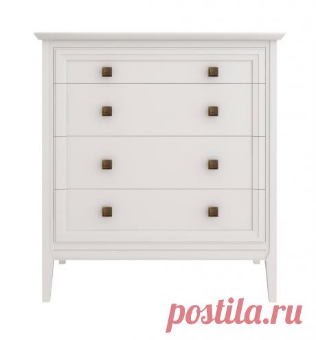 Комод белый узкий из массива дерева купить по цене 82 700 руб. в Москве — интернет-магазин Chudo-magazin.ru