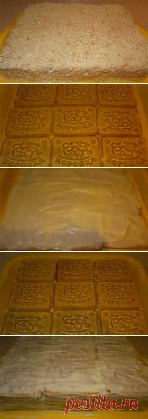 Торт из печенья на быструю руку