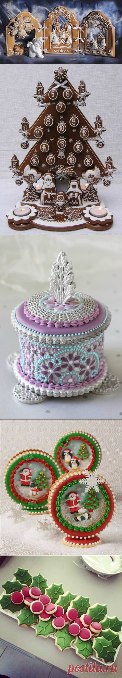 Рождественский декор из имбирного печенья - Домашний hand-made
