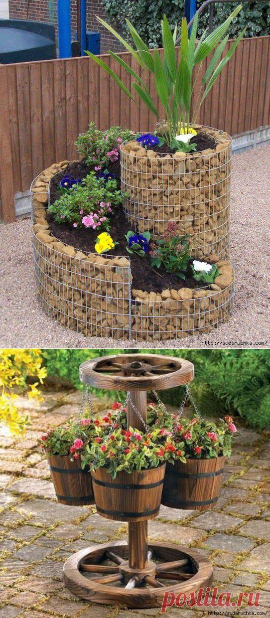 Оригинальные клумбы для дачи. Идея для вдохновения | Умелые ручки