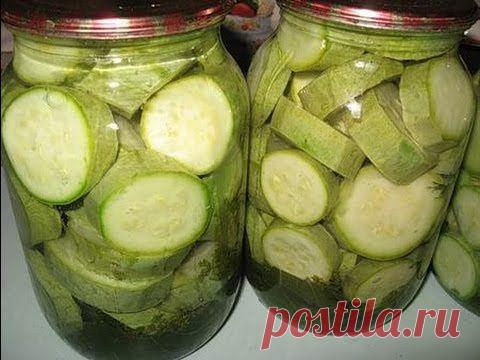 Рецепты маринования и засолки кабачков на зиму / Простые рецепты