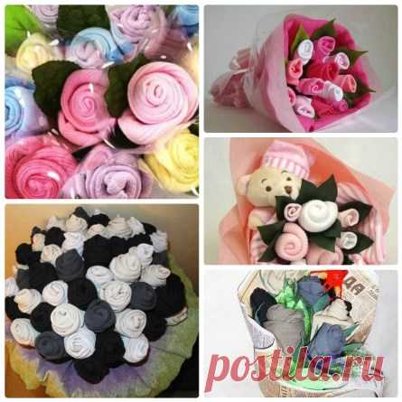 Оригинальный подарок мужчине - букет из носков своими руками | Самошвейка - сайт для любителей шитья и рукоделия