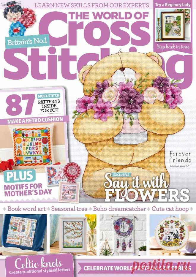 Идей для вышивания в журнале "The World of Cross Stitching №317 2022"