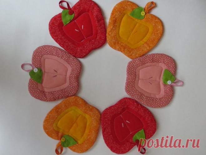 Прихватки "Яблочки"№2.