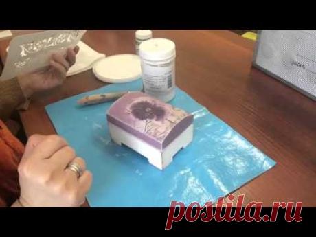 Шкатулка в технике декупаж.