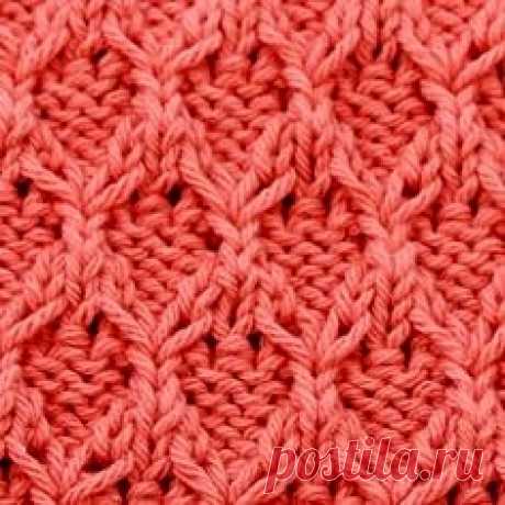 Узор спицами