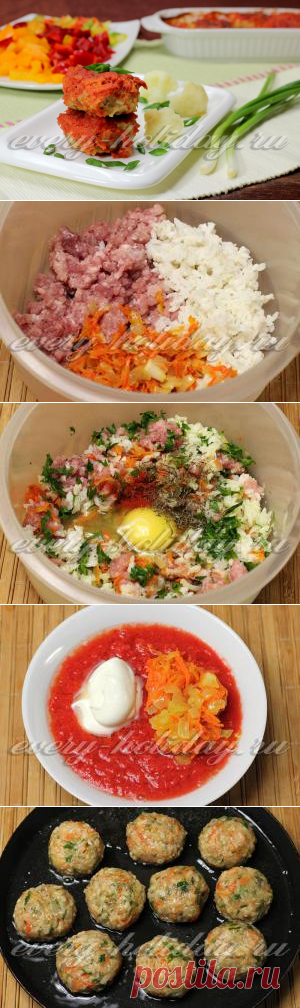 Ленивые голубцы с цветной капустой: рецепт с фото