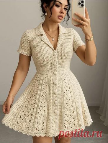 Платье летнее крючком