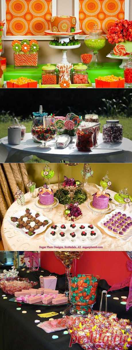Сладкий уголок - Candy bar -прекрасная идея для детского праздника