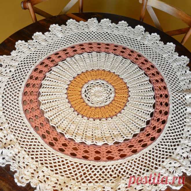 Ажурная салфетка крючком. Схемы вязания – Paradosik Handmade - вязание для начинающих и профессионалов