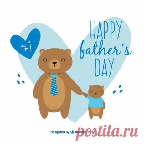 День отца с милыми медведями Более миллиона свободных векторов, PSD, фотографии и бесплатные иконки. Эксклюзивные халявы и все графические ресурсы, которые необходимые для ваших проектов