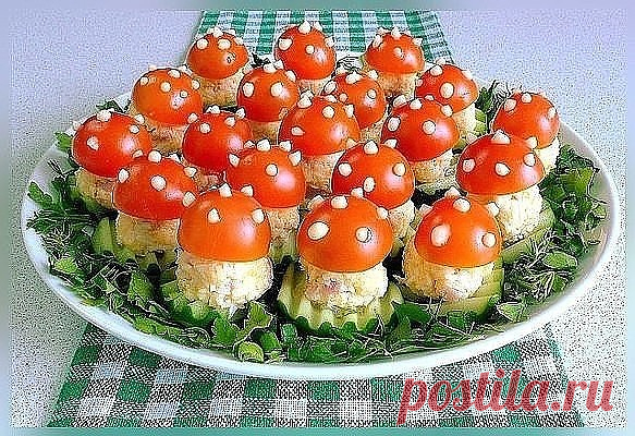 Хозяйке на заметку!!!  Топ-5 лучших закусок.
1) ЗАКУСКА 