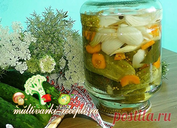 Маринованные огурцы в литровых банках: рецепт приготовления