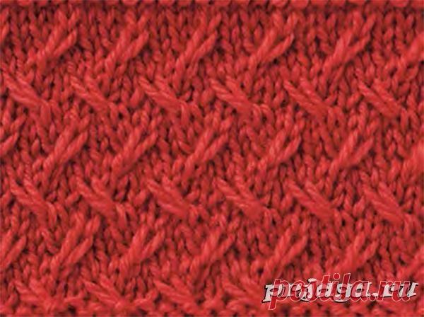 Узор спицами: «Танцующие пламя»