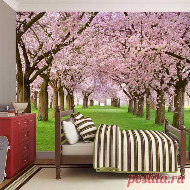 сакура обои 3д на стену: 10 тыс изображений найдено в Яндекс.Картинках