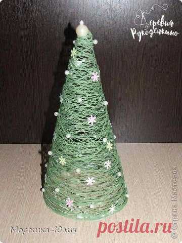Елочка из ниток: мастер-класс — Сделай сам, идеи для творчества - DIY Ideas