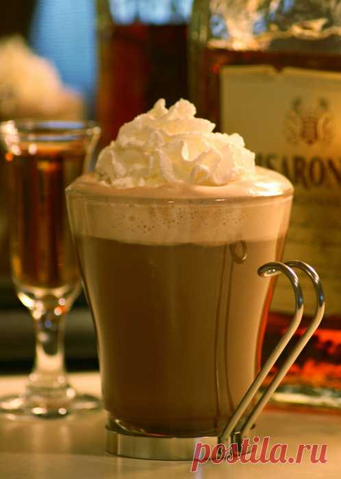Каппучино с ликером амаретто