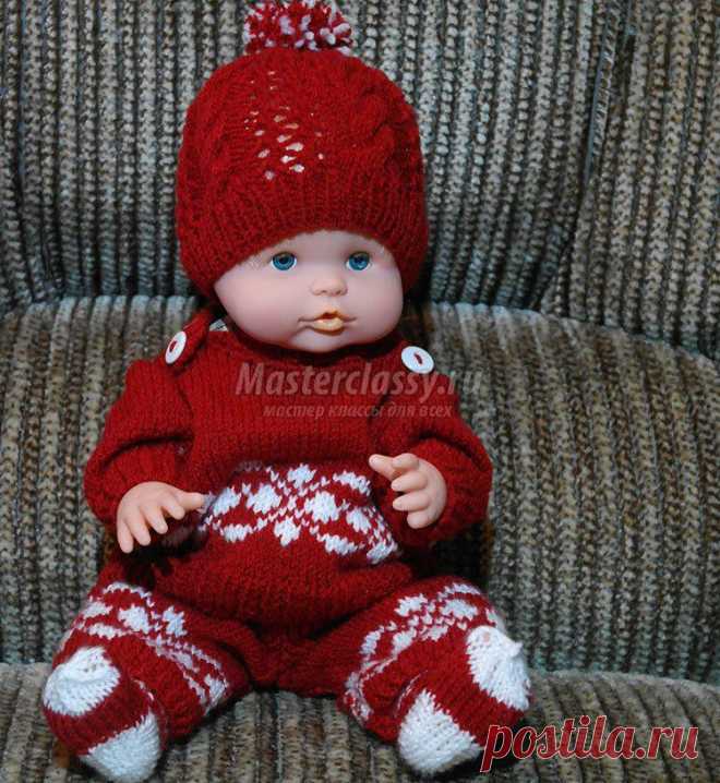 Вязание. Одежда для куклы baby born. Пошаговый мастер-класс