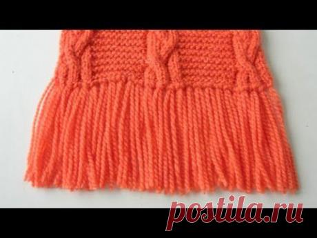 Как сделать кисточки для шарфа? - YouTube