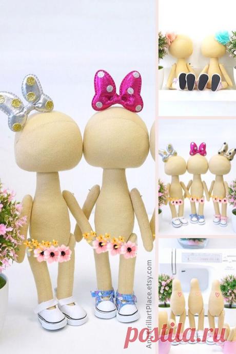 Interior Doll Body 10 Blank Rag Doll Fabric Doll for | Etsy