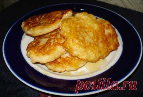 Яблочные оладьи без муки!