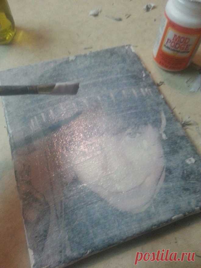 Dies enthält ein Bild von: Easier, Cheaper, Quicker Photo to Canvas Transfer