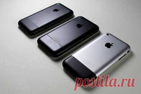 Примерно вот так выглядел бы оригинальный iPhone в цвете Matte Black. Как вам?