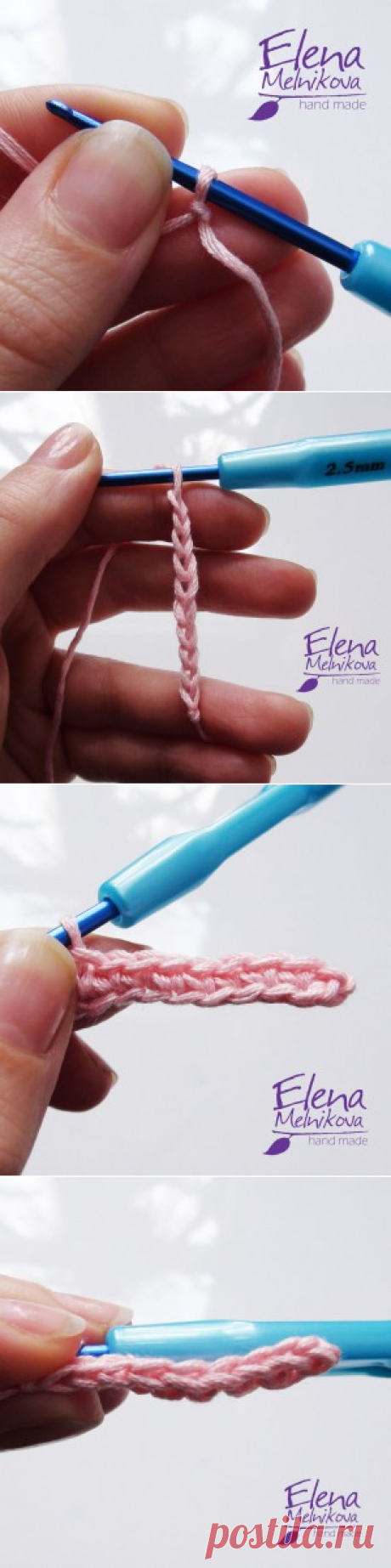 Способы вязания крючком в цепочку из воздушных петель | Crochet-Story.ru