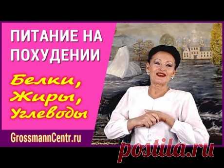 Питание для похудения: БЖУ, правильное питание на курсе похудения Галины Гроссман