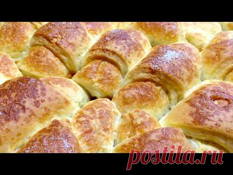 Рогалики с повидлом Домашние Рогалики Рецепт Рогалики на сметане МЯГКИЕ ВОЗДУШНЫЕ Рогалики ВКУСНО