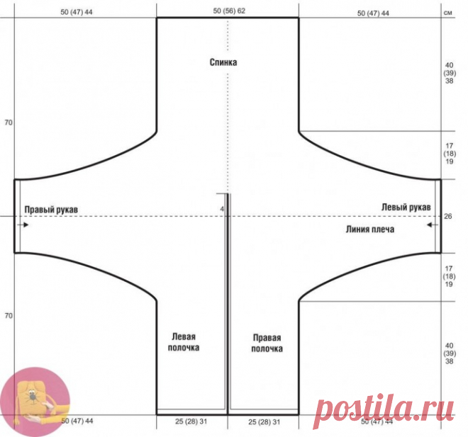 Красивый кардиган спицами