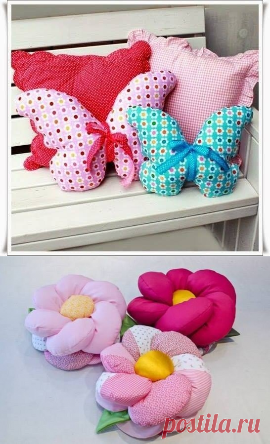 Шьем подушечки + выкройки