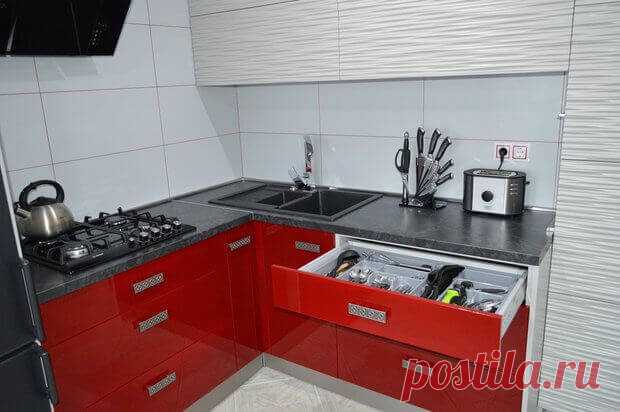 Кухня: недорогой вариант перепланировки и отделки